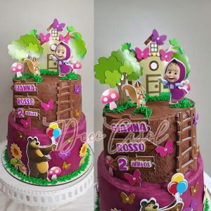 Torta Masha y el Oso